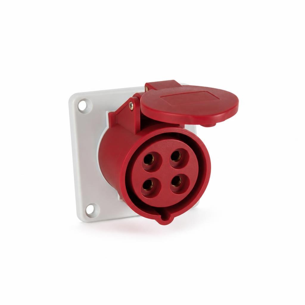 YMZ 114 16A 4PIN 415V INDUSTRIAL WALL SOCKET