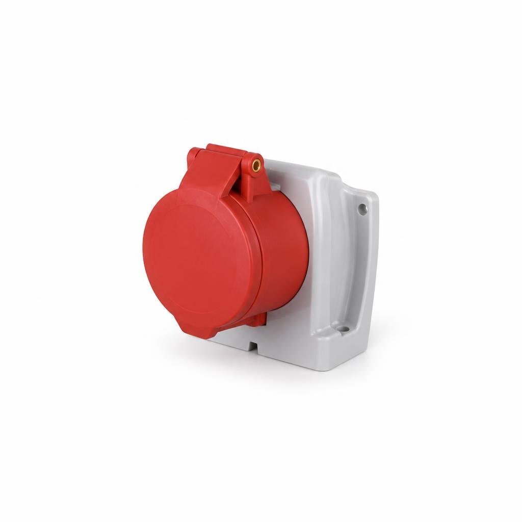 YMZ 124 32A 4PIN 415V INDUSTRIAL WALL SOCKET