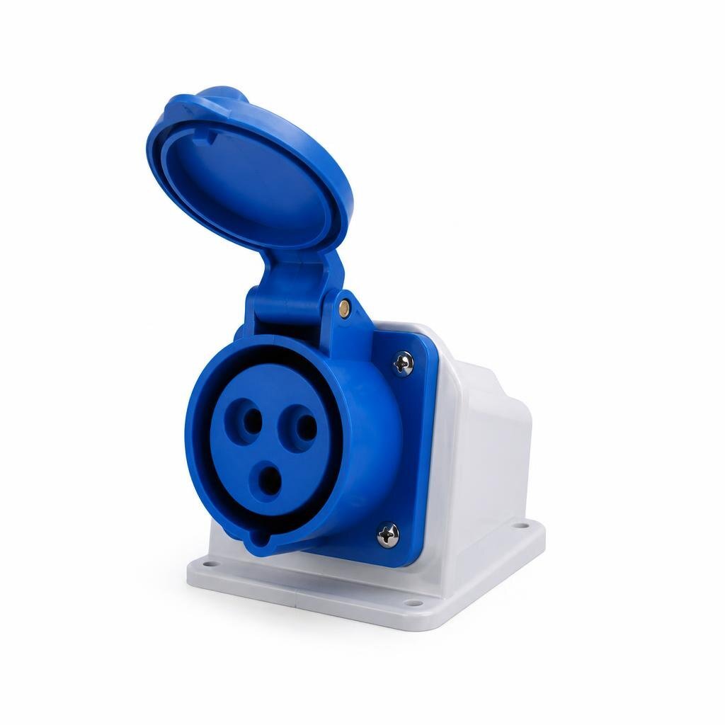 YMZ 16A 3PIN 3WAY INDUSTRIAL CONNECTOR SOCKET