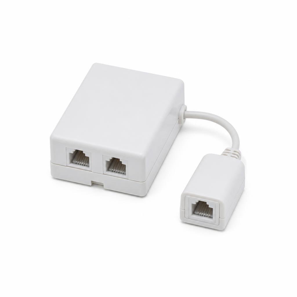 2W TEL BOX C/W ADSL SPLITER