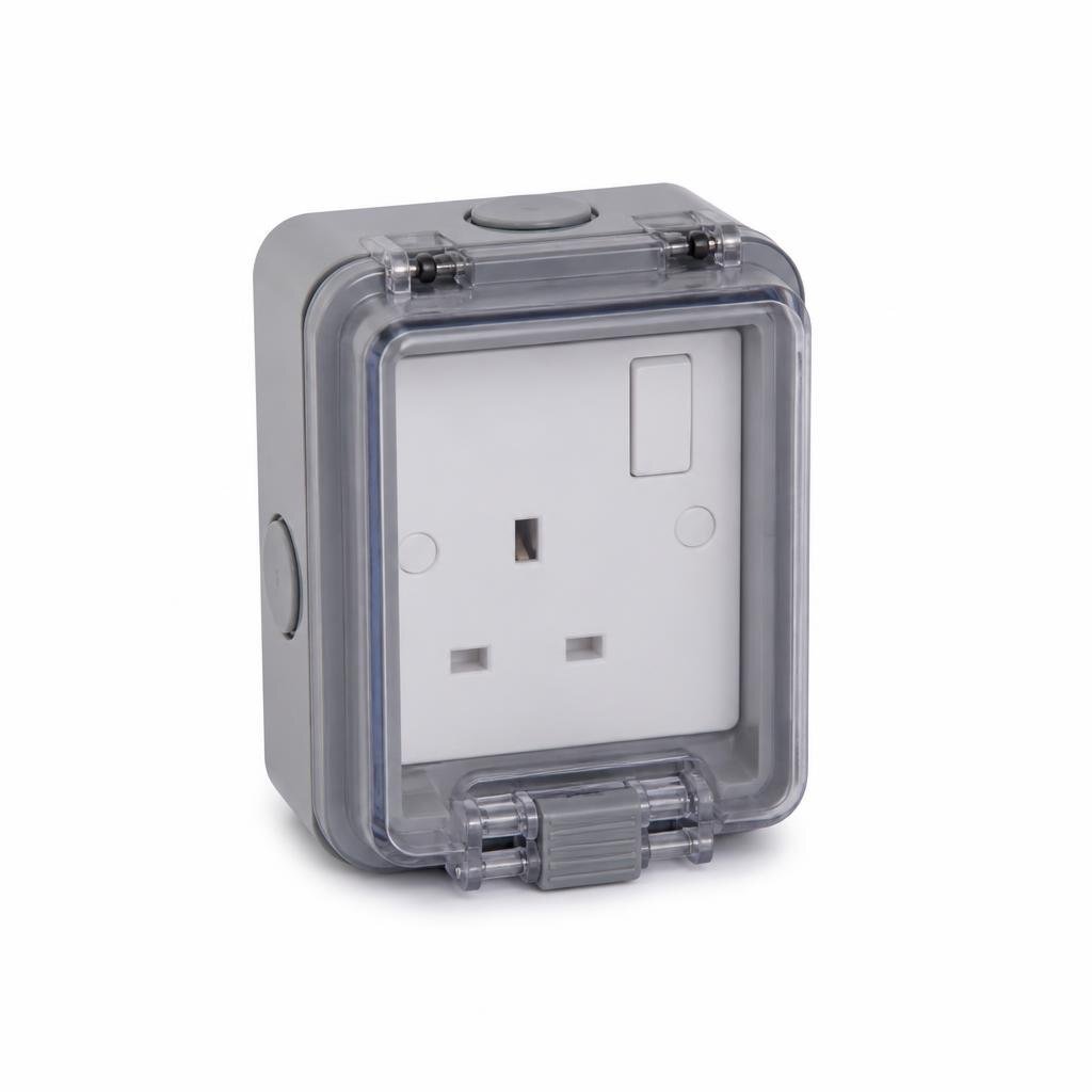IT-PRO WP-SS113M 13A WATERPROOF COVER WITH ON/OFF