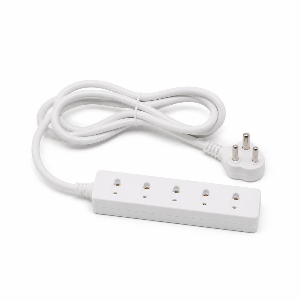 MD 5G TRAILING SOCKET C/W 2M WIRE & PLUG TOP