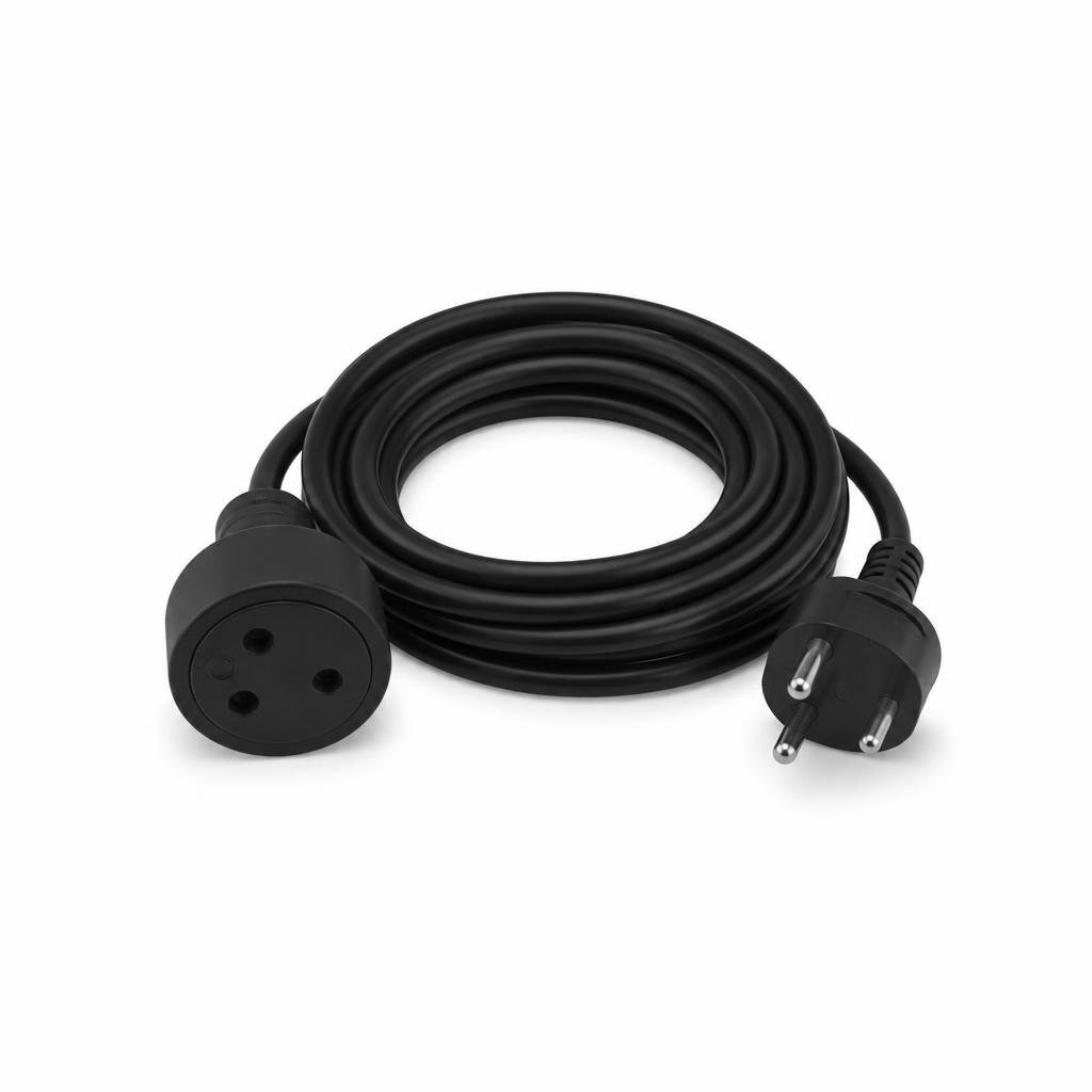 MD 3G TRAILING SOCKET C/W 5M WIRE & PLUG TOP