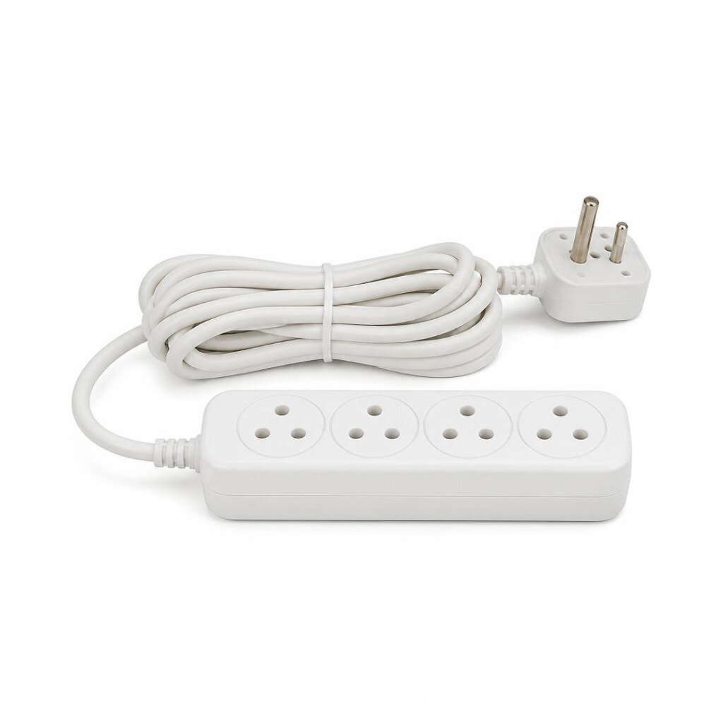 MD 4G TRAILING SOCKET C/W 5M WIRE & PLUG TOP