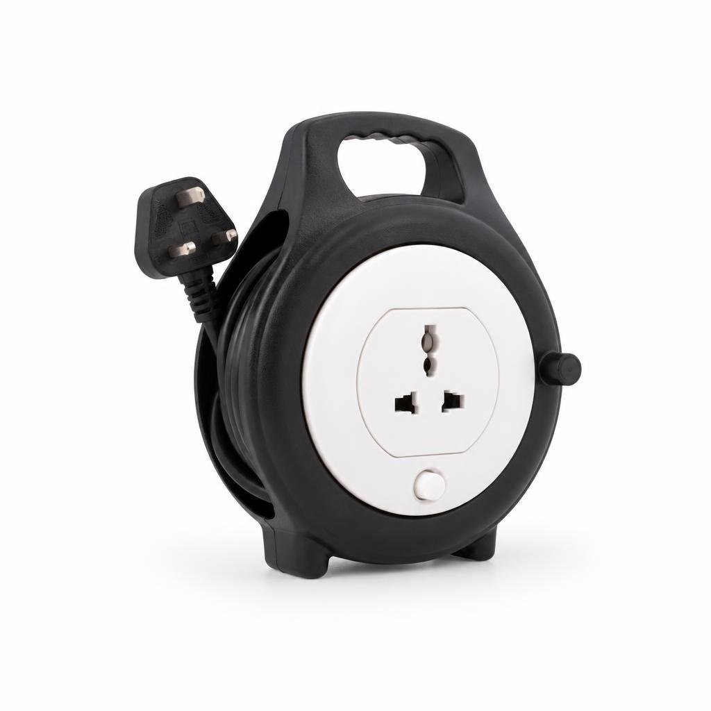 5M CABLE BOX C/W SOCKET, WIRE & PLUG TOP