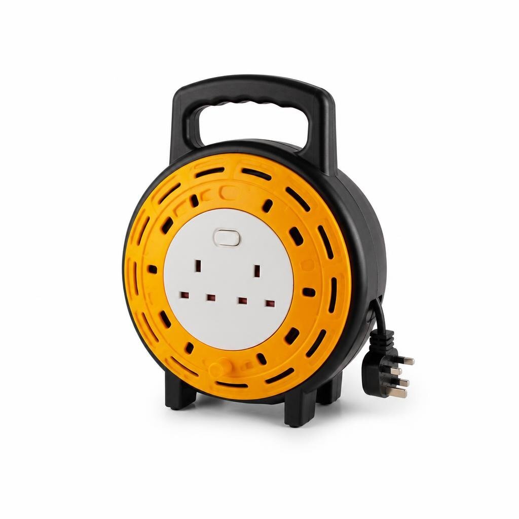 10M CABLE BOX C/W SOCKET, WIRE & PLUG TOP