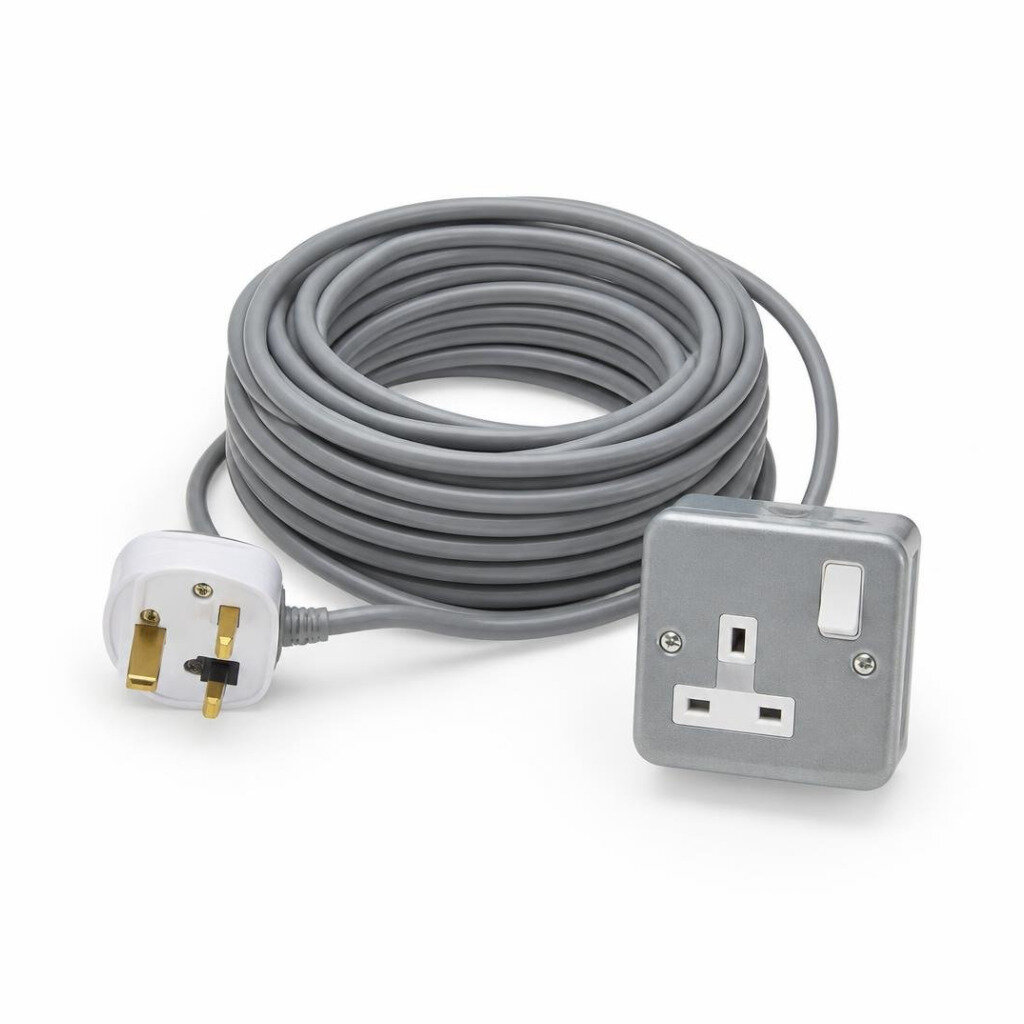 1G 13A METAL CLAD C/W 15M 70/0076 CABLE & PLUG TOP