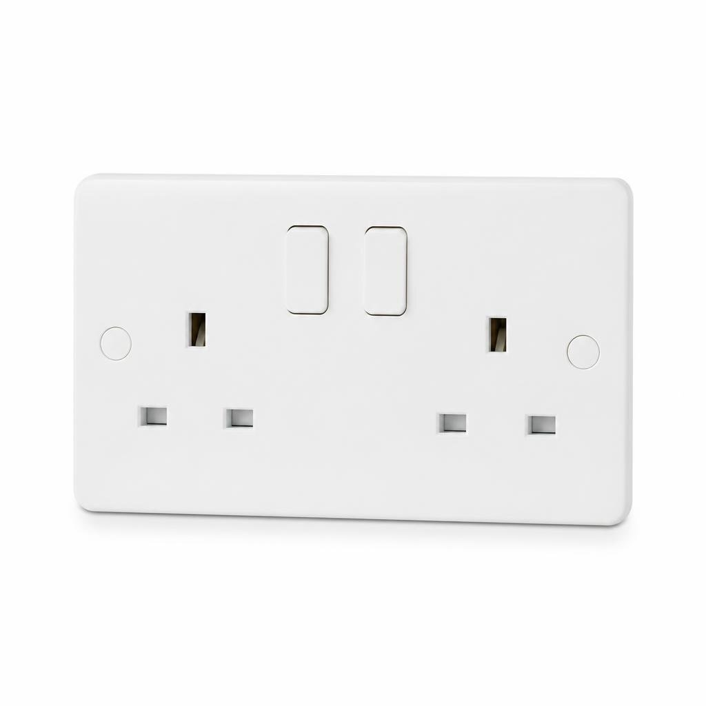 HAGER MUSE WGML2D2N 20A 2G HEATER SWITCH SOCKET