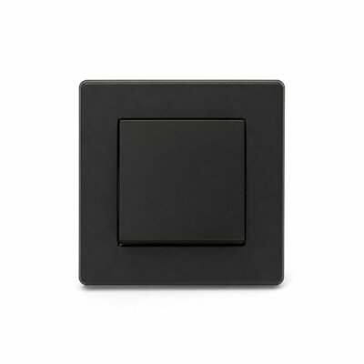 HAGER MUSE WGML111KB 1G 1W SWITCH (KNIGHT BLACK)
