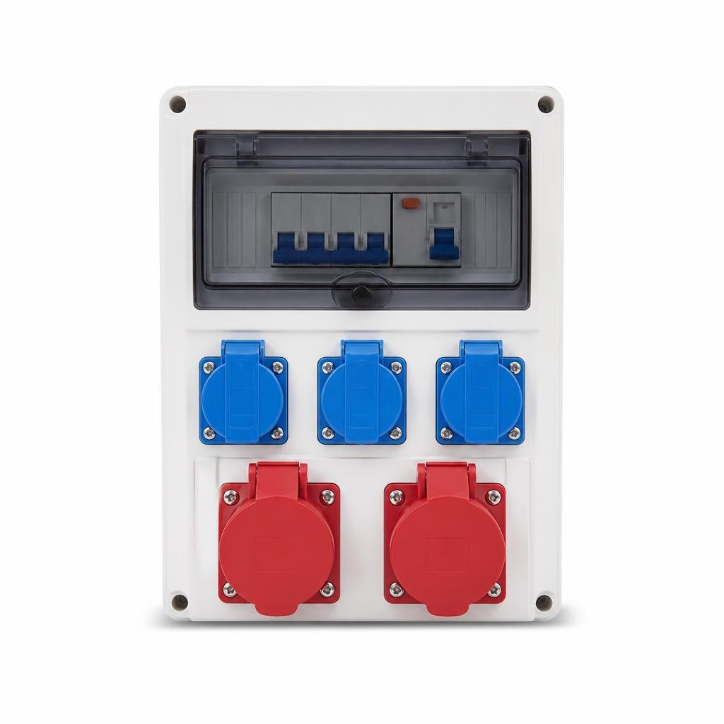 RAPID-TECH MULTI FUNCTION SOCKET BOX C/W 16A 1P MCB X 3PCS & 40A 2P RCCB