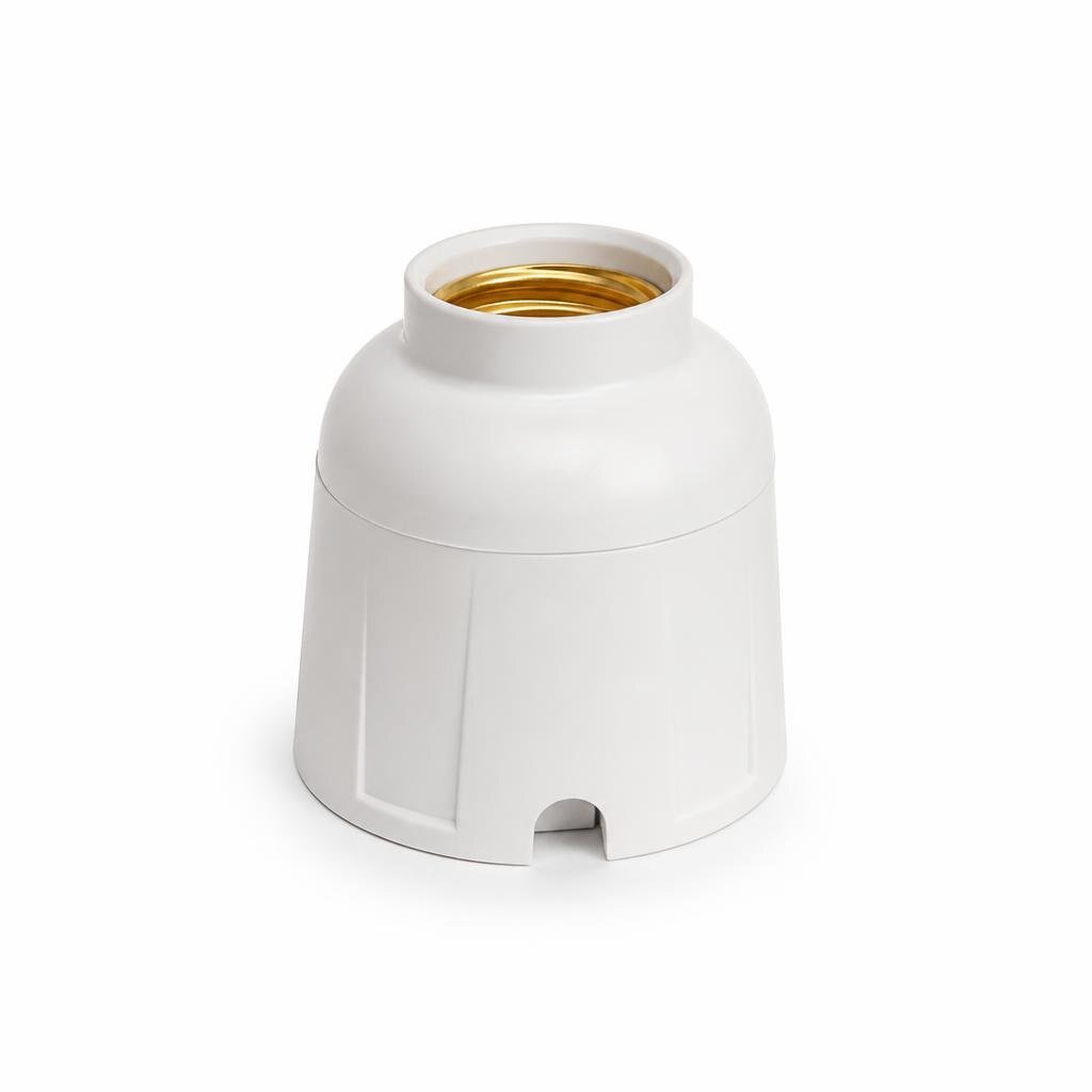 FIGHTER 7325B E27 LAMP HOLDER (WHITE)