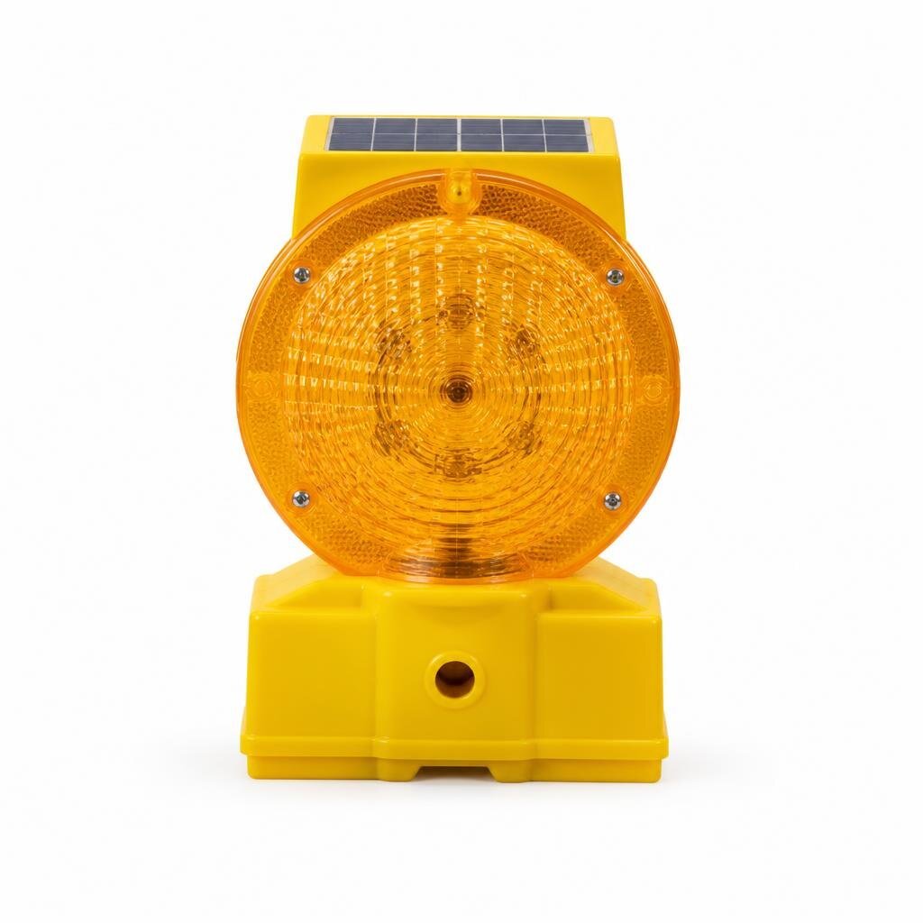DELON SOLAR BLINKER LED BARRICADE LIGHT - YELLOW
