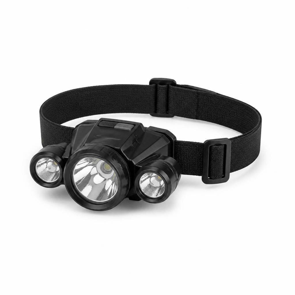 DELON LP501 3+1W RECHARGEABLE HEAD LAMP