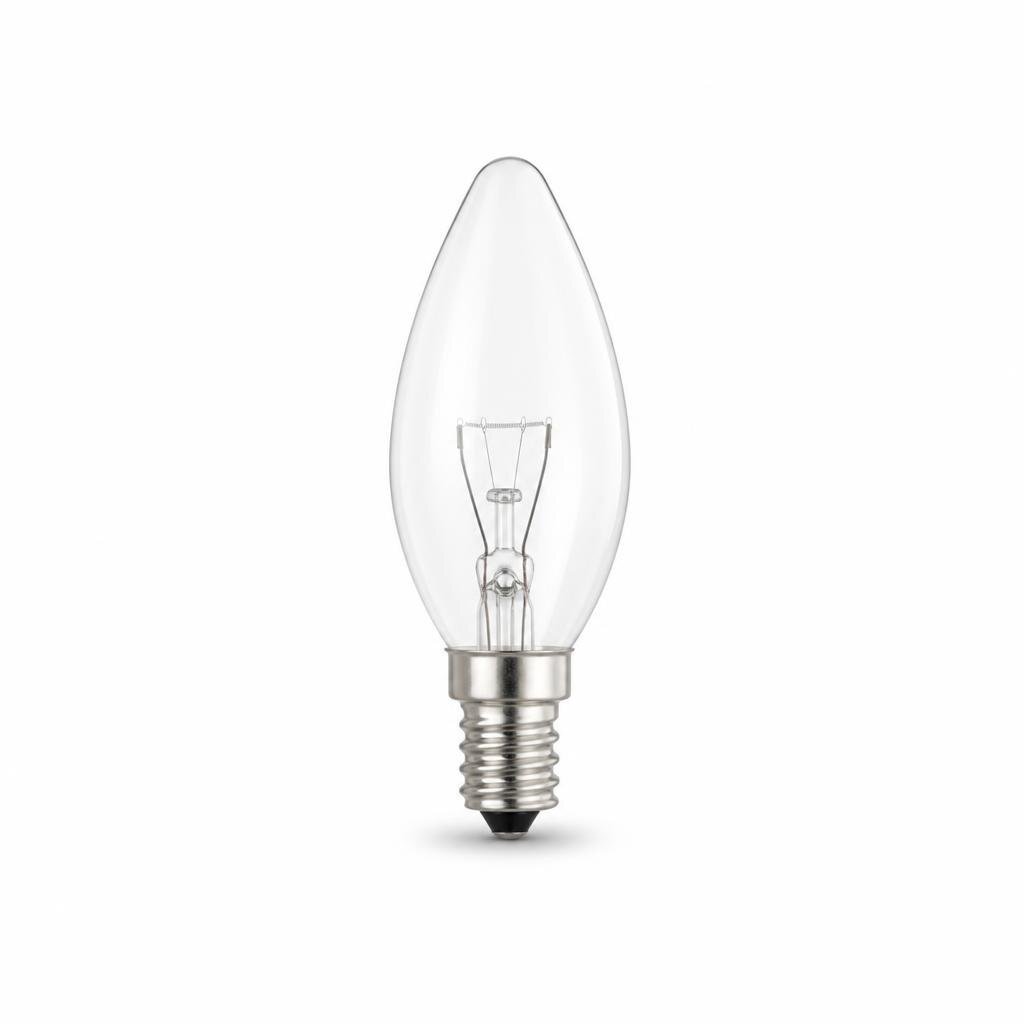 CHIYODA E14 25W CLEAR CANDLE BULB