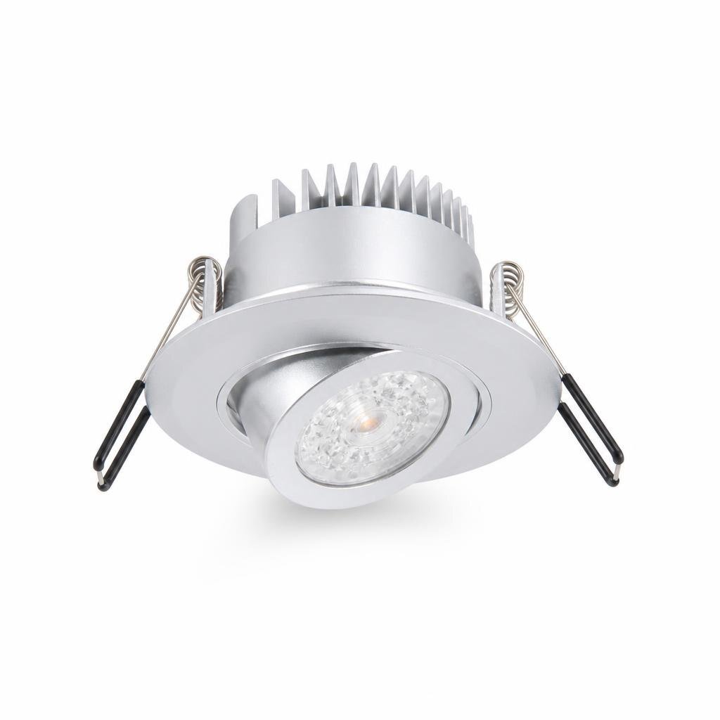 HOLISTRONIC 3W W/W LED EYEBALL SILVER CASING
