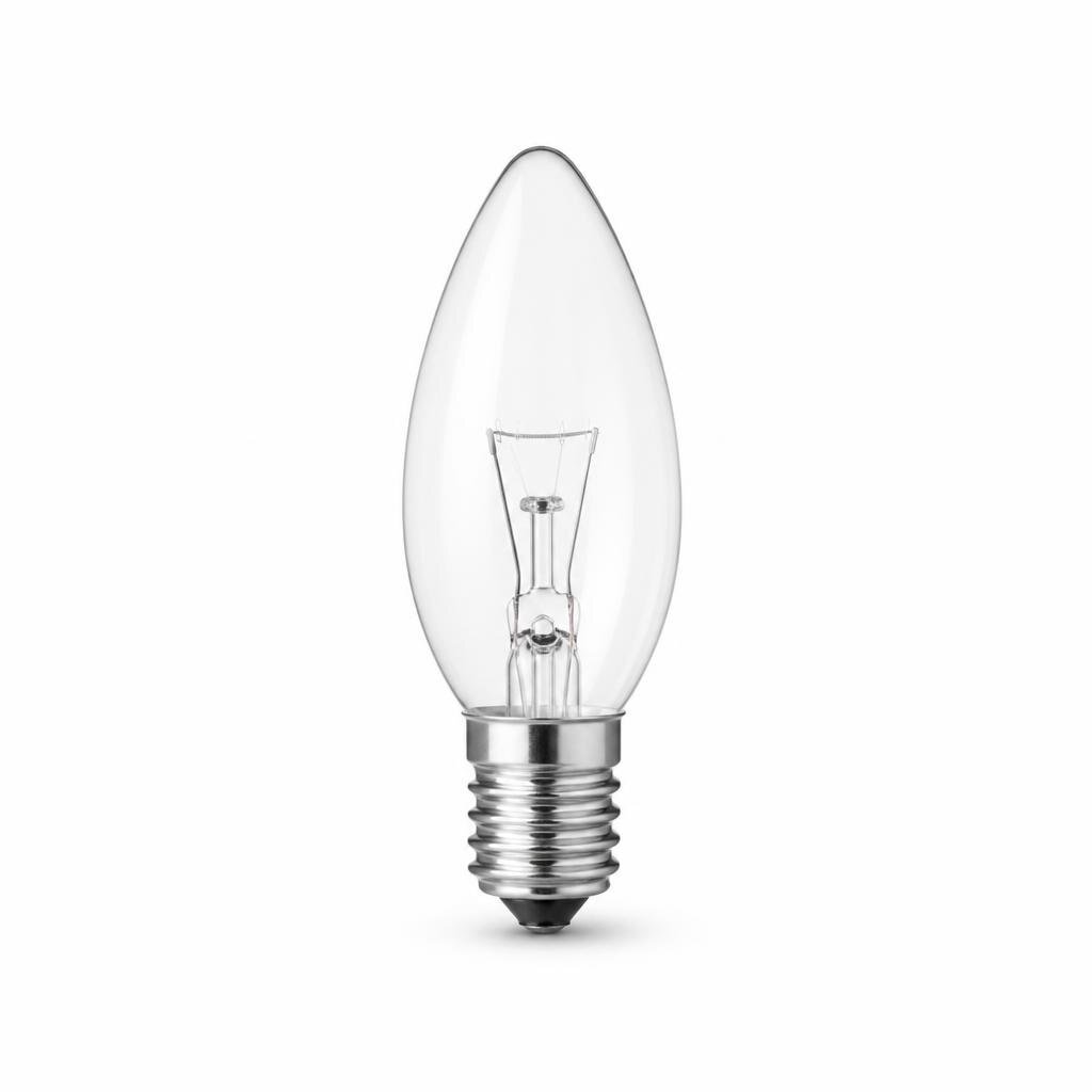 MIDEA E27 40W C35 CANDLE BULB - CLEAR