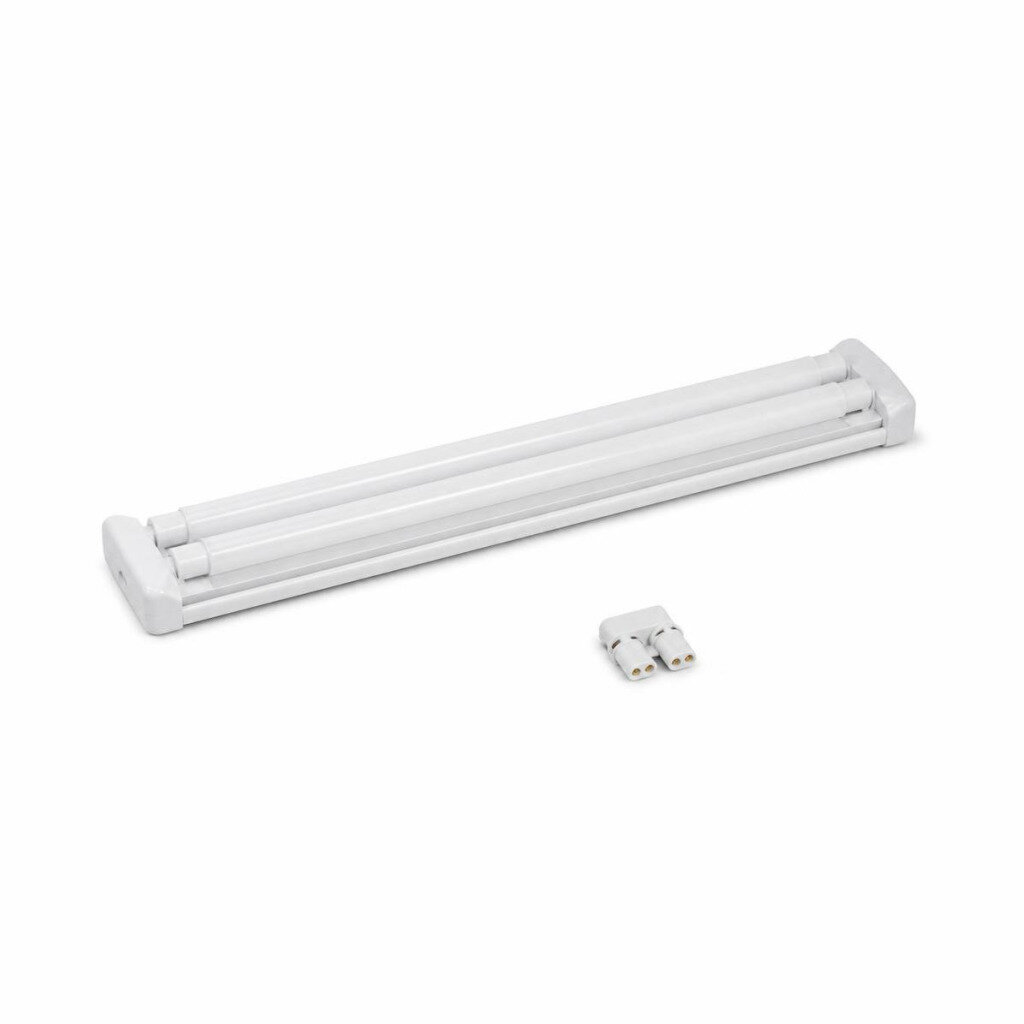 2 X 40W T8 LED FITTING C/W CONNECTOR