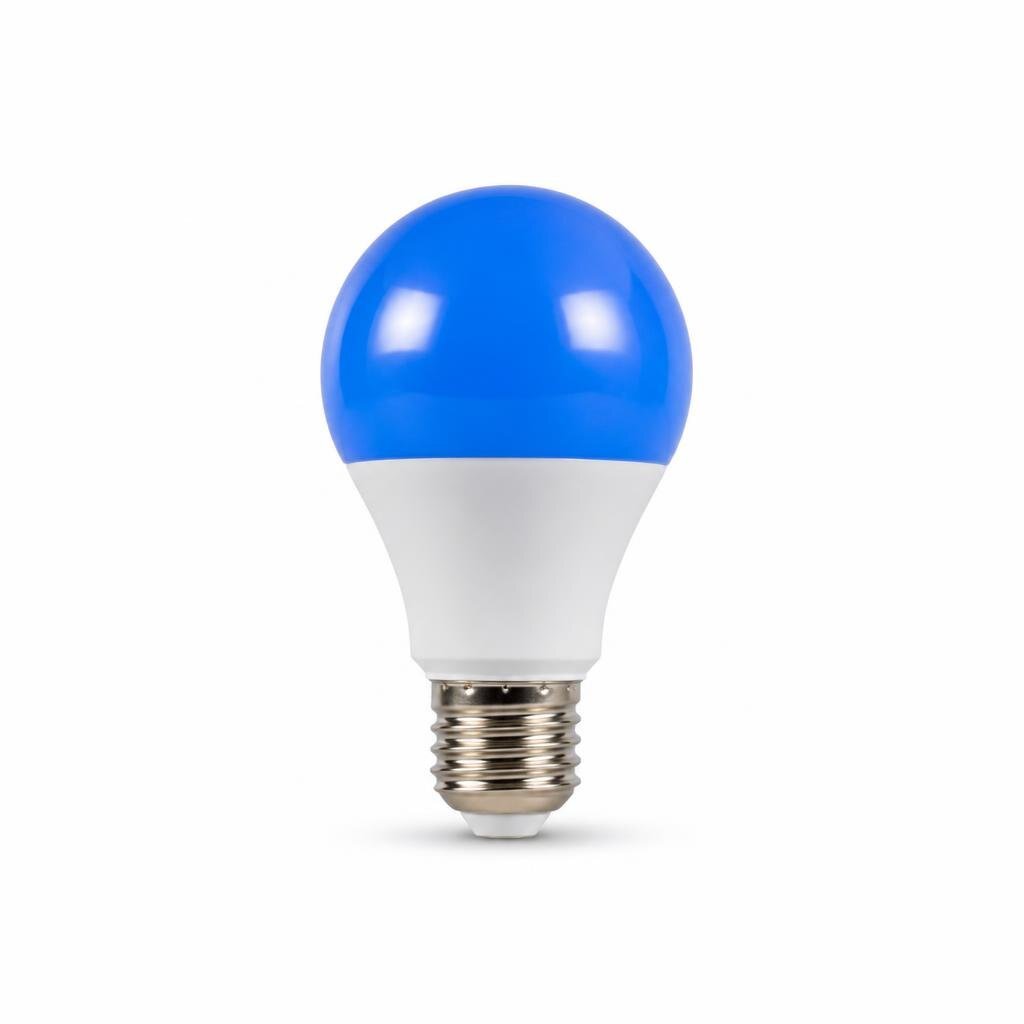 PEAK A50 E27 6W BLUE LED COLOUR BULB