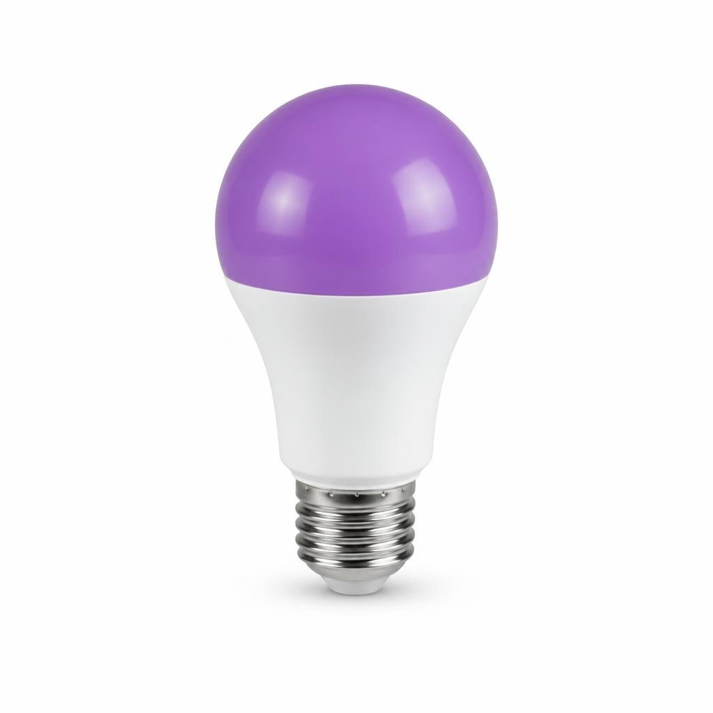 PEAK A50 E27 6W PURPLE LED COLOUR BULB