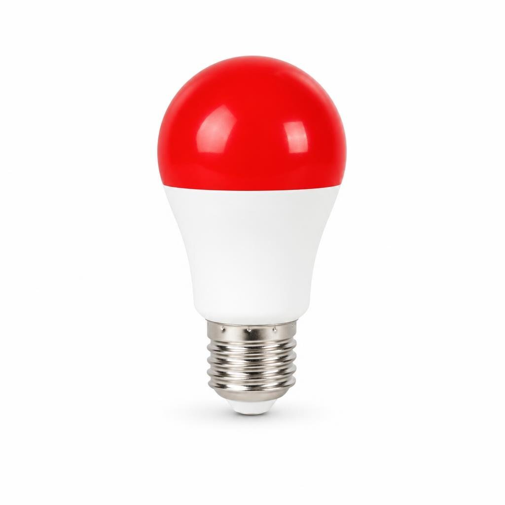 ENERSUN B9 9W E27 LED BULB - RED