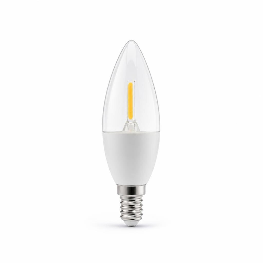 NESUX E14 4W D/L LED CANDLE BULB (COB)