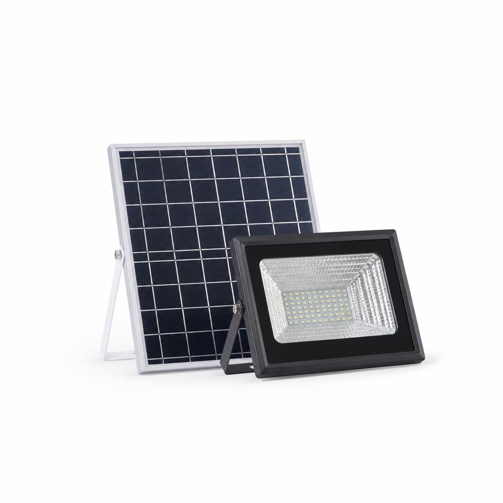 SOLAR 60W W/W LED FLOOD LIGHT