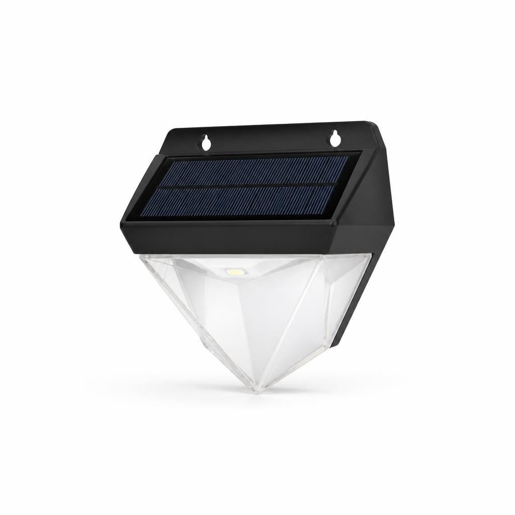 SOLAR DIAMOND LED WALL LIGHT