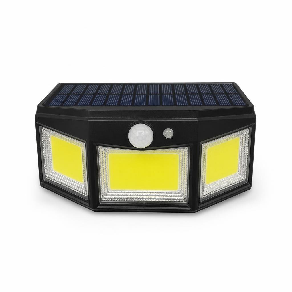 E-MAX 54W COB SOLAR SENSOR LIGHT