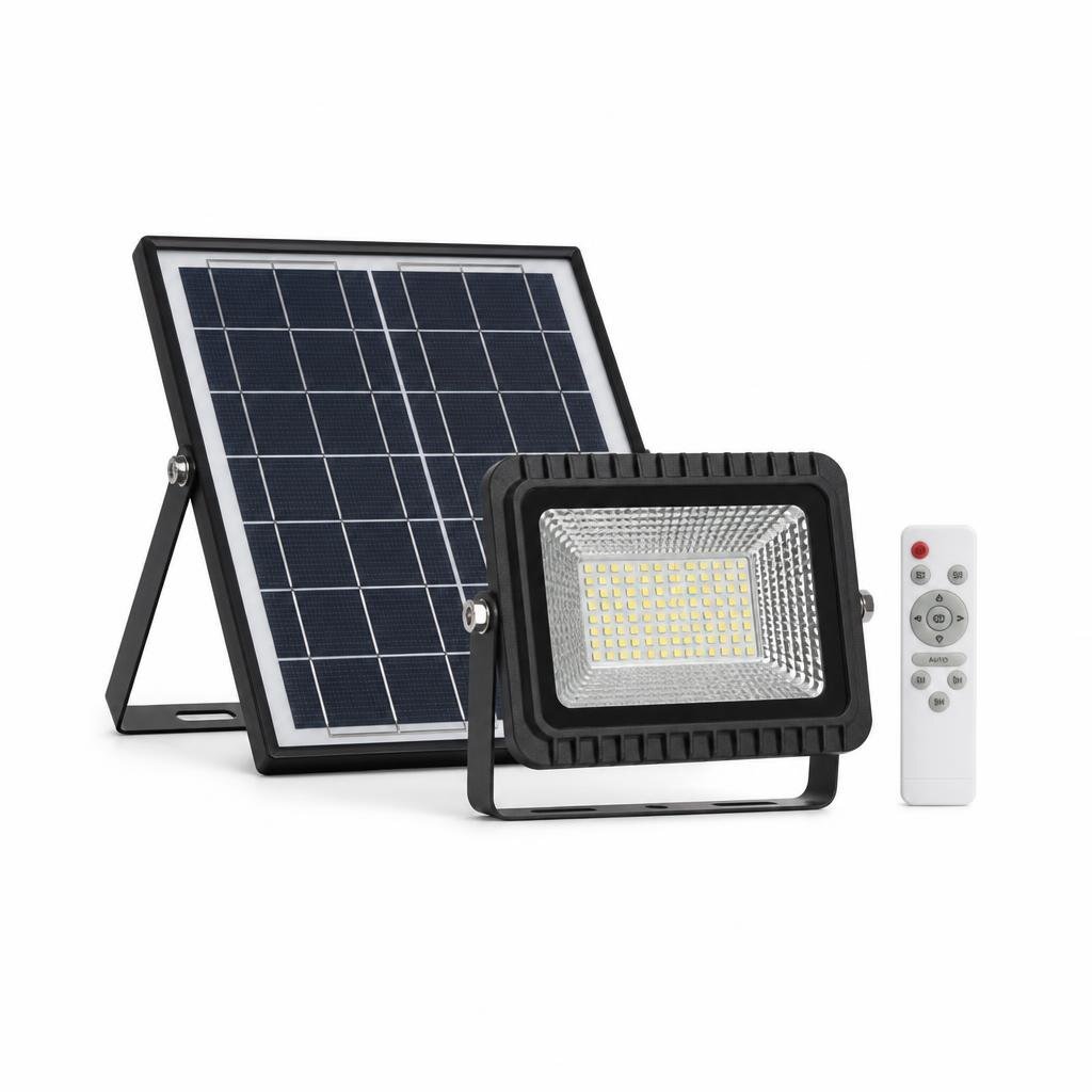 NIPPON 100W D/L LED SOLAR SPOTLIGHT C/W REMOTE