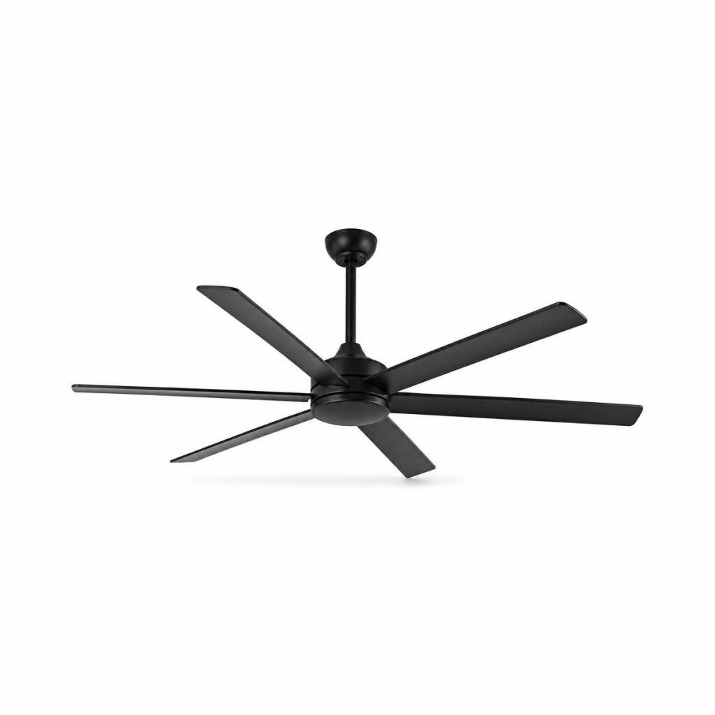 ELEGANT E60A6 60" BLACK CEILING FAN
