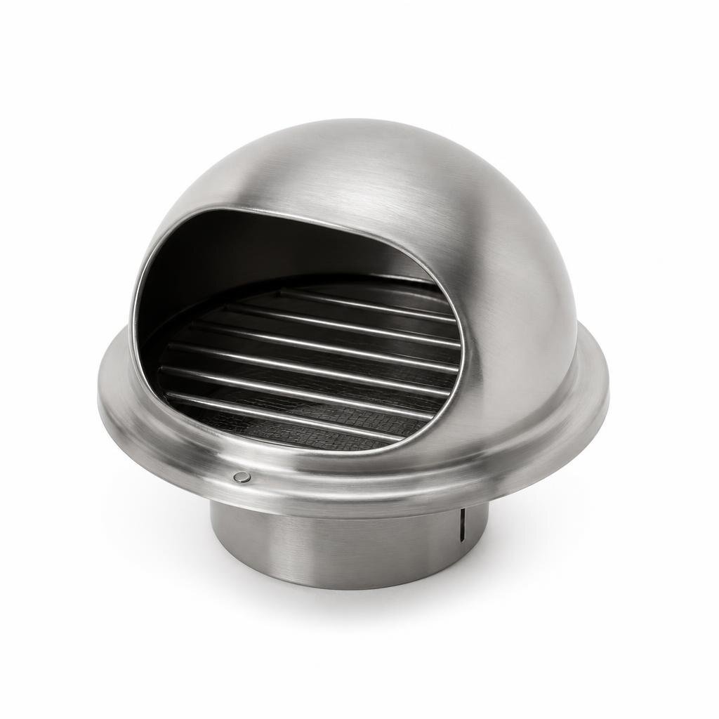 E-MAX 6" S/STEEL COOKER HOOD DUCTING CAP