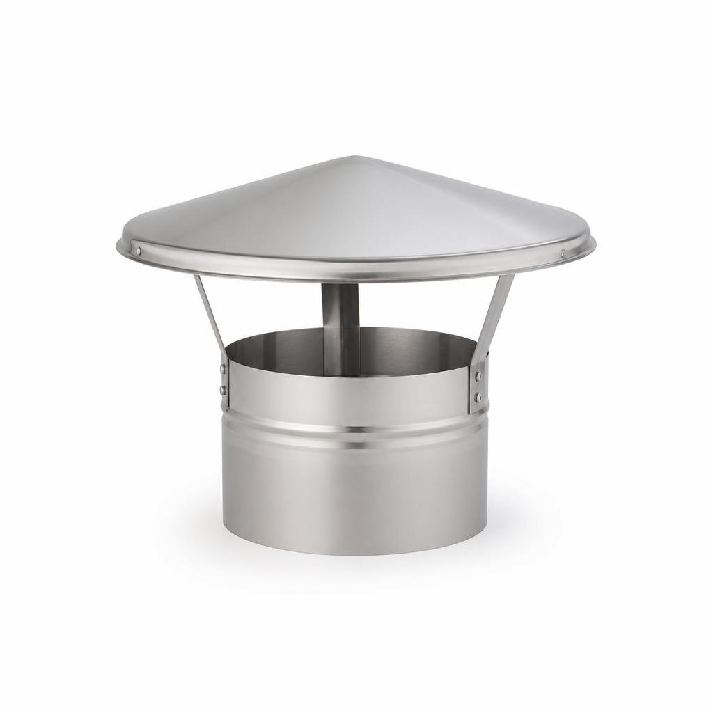 E-MAX 7" S/STEEL COOKER HOOD DUCTING CAP