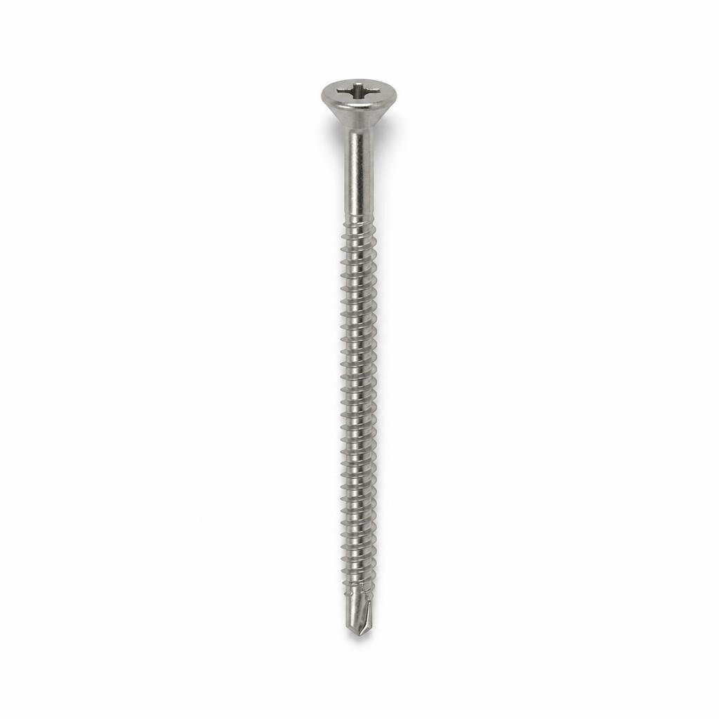 STS #8 X 3 1/2" FH SELF TAPPING SCREW