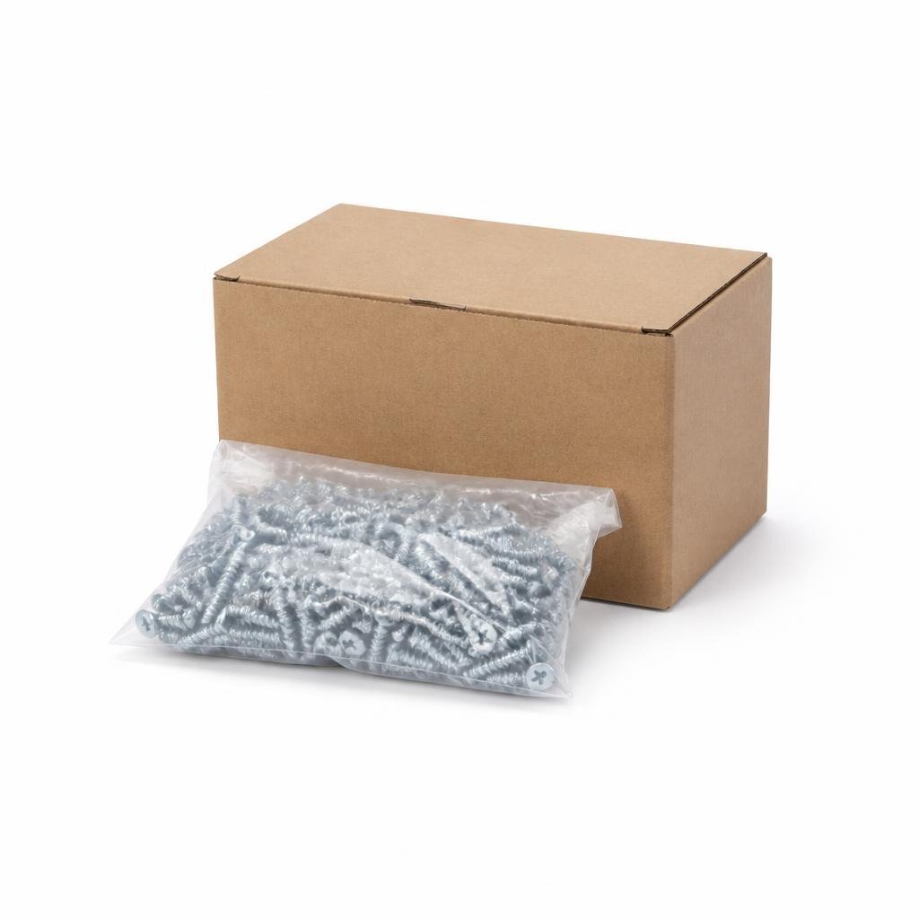 STS #4 X 1/2" FH SELF TAPPING SCREW (2000PCS/BOX)