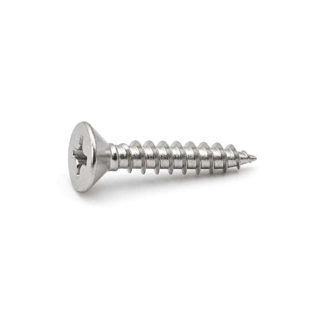 STS #4 X 5/8" FH SELF TAPPING SCREW