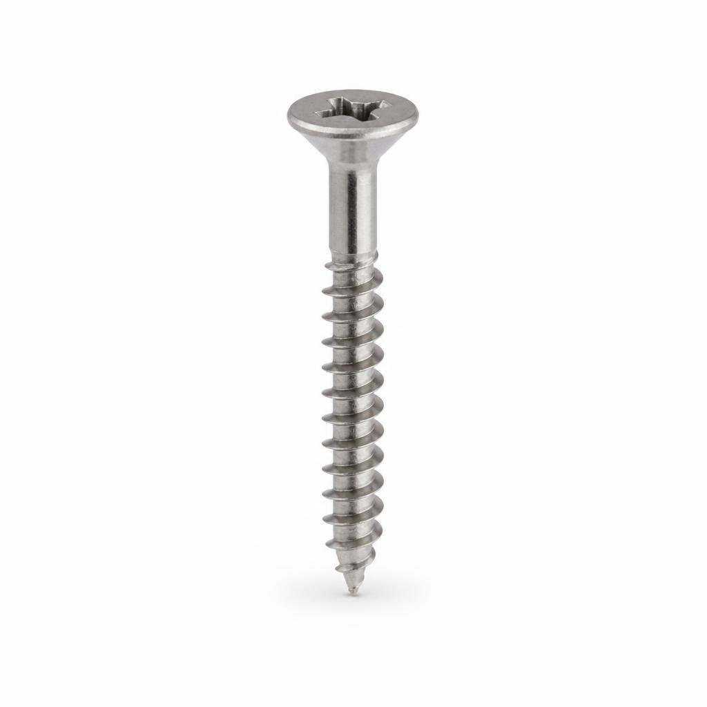 STS #6 X 1 1/4" FH S/STEEL TAPPING SCREW