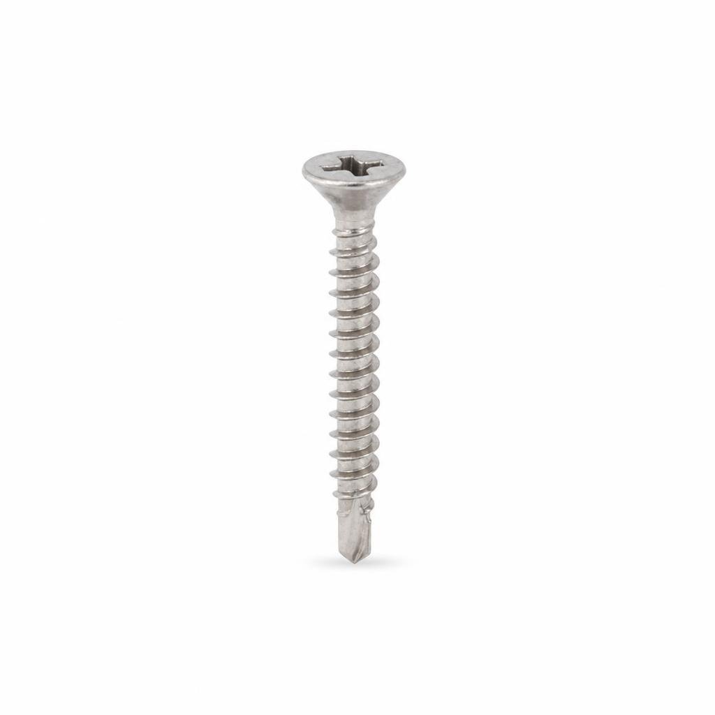 STS #8 X 2 1/2" FH S/STEEL TAPPING SCREW