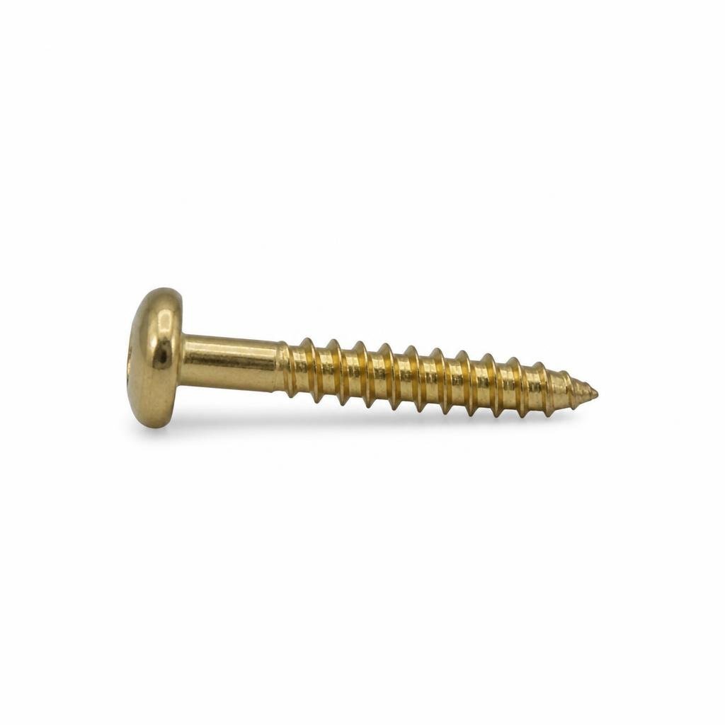#8 X 3/4" BRASS MIRROR SCREW