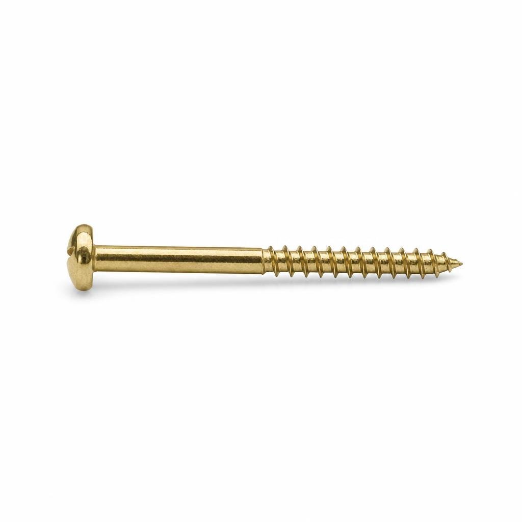 #8 X 1" BRASS MIRROR SCREW