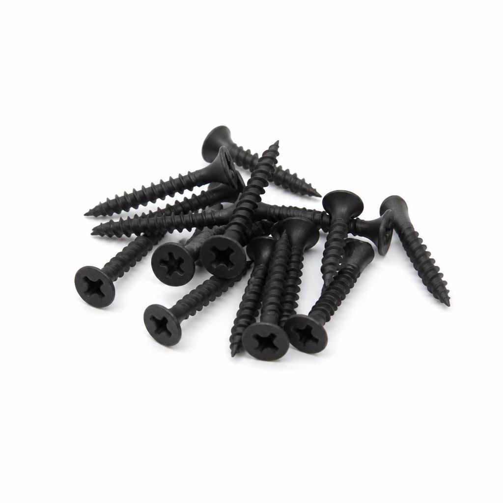 M-B.I. CARE 6# 3.5 X 20MM DRYWALL SCREWS (K2412)- BLACK