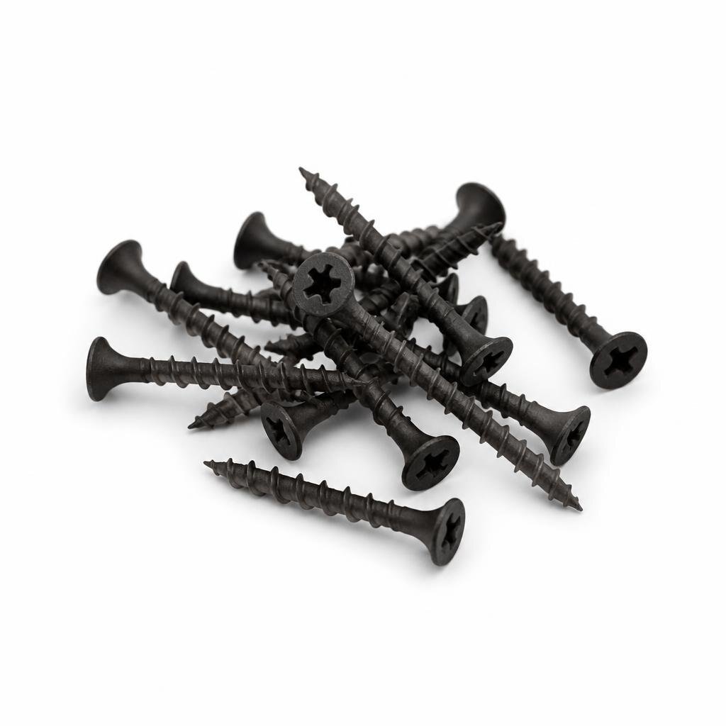 M-B.I. CARE 6# 3.5 X 40MM DRYWALL SCREWS (K2937)- BLACK