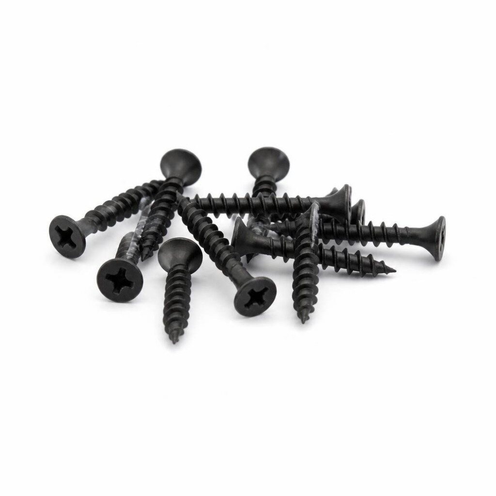 B.I. CARE 8# 4.2 X 20MM DRYWALL SCREWS - BLACK