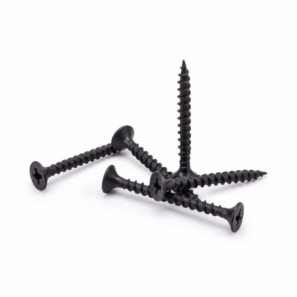 B.I. CARE 8# 4.2 X 50MM DRYWALL SCREWS - BLACK