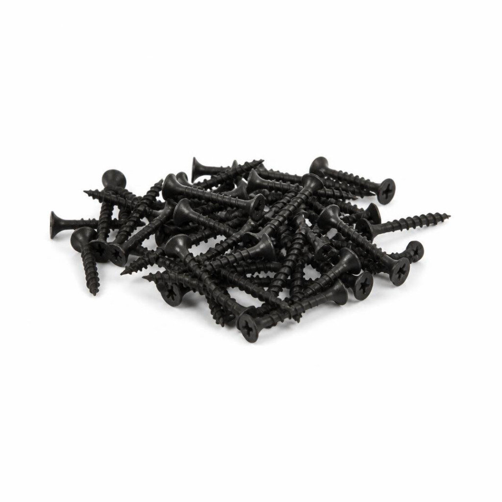 B.I. CARE 8# 4.2 X 60MM DRYWALL SCREWS - BLACK