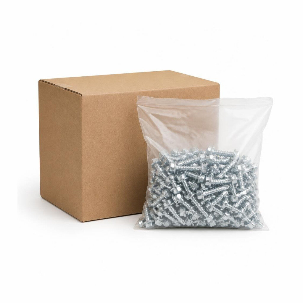 QT #10 X 5/8" DS516HW HEX.SELF DRILLING SCREW (500PCS/BOX)