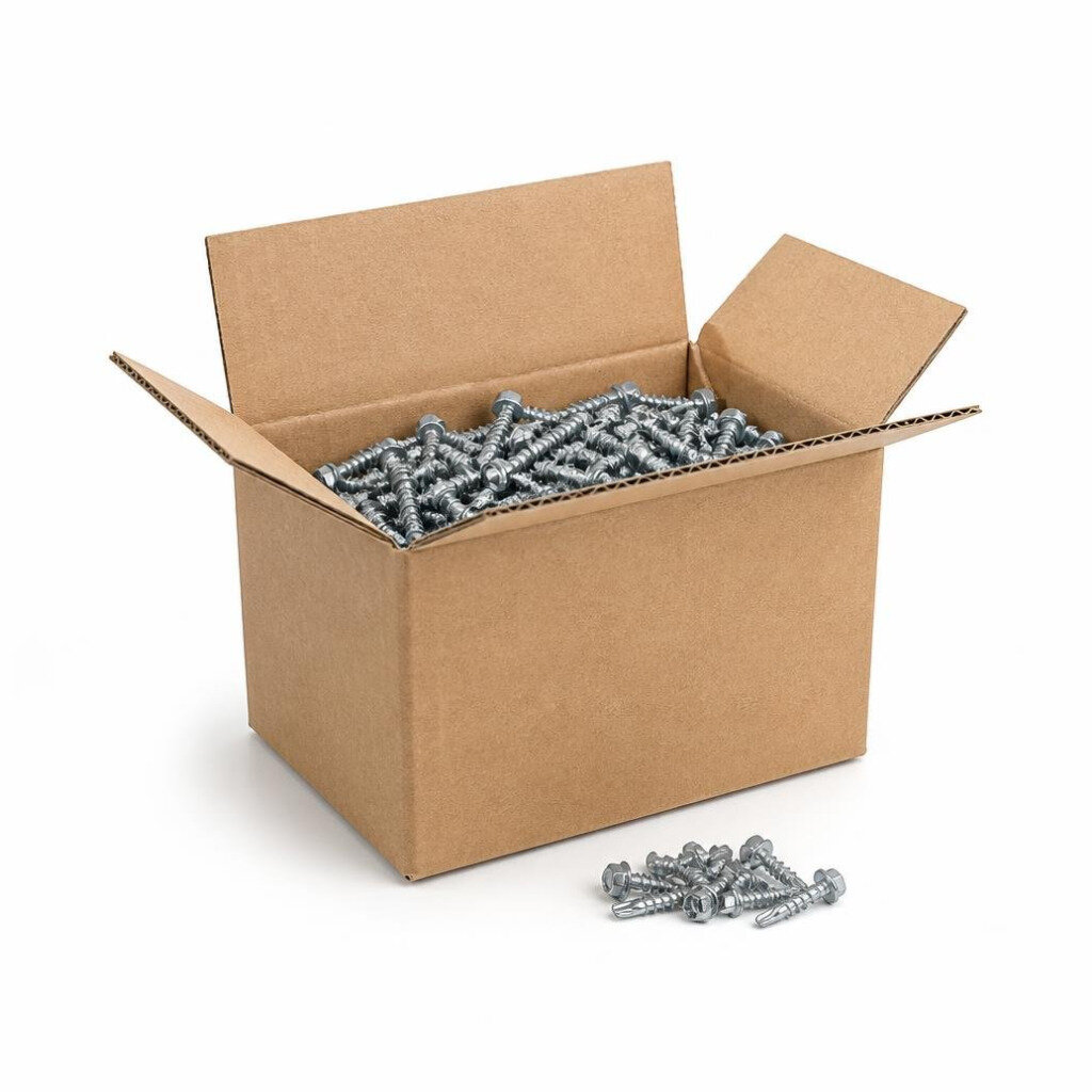 QT #10 X 3/4" DS520HW HEX.SELF DRILLING SCREW (500PCS/BOX)