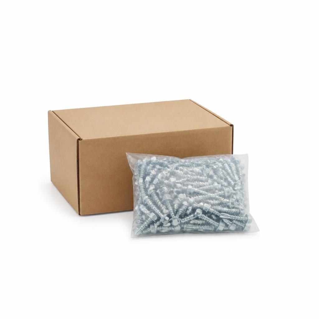 QT #12 X 1 1/2" DS640HW HEX. SELF DRILLING SCREW (500PCS/BOX)