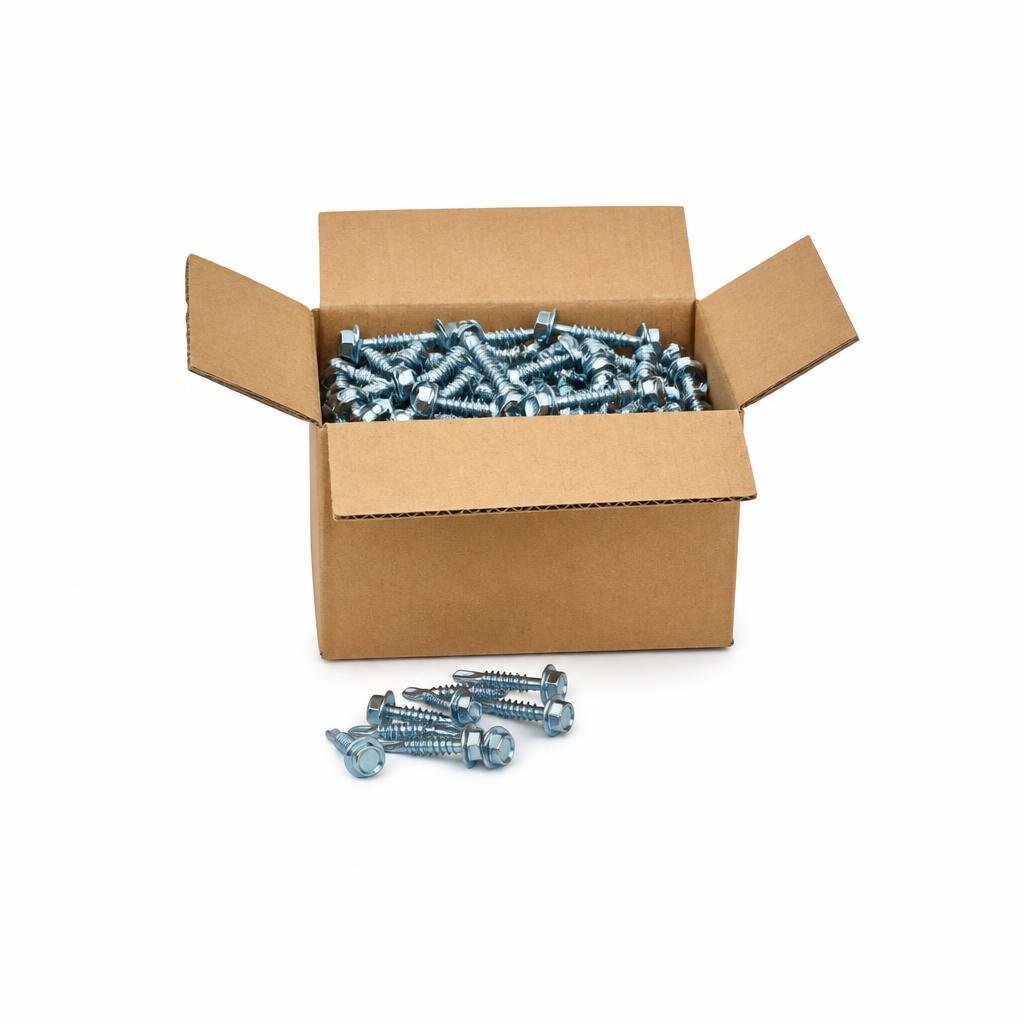 QT #12 X 1 3/4" DS645HW HEX. SELF DRILLING SCREW (500PCS/BOX)