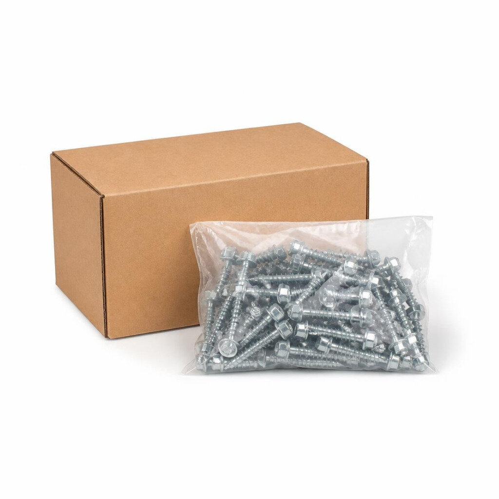 QT #12 X 2" DS650HW HEX. SELF DRILLING SCREW (250PCS/BOX)