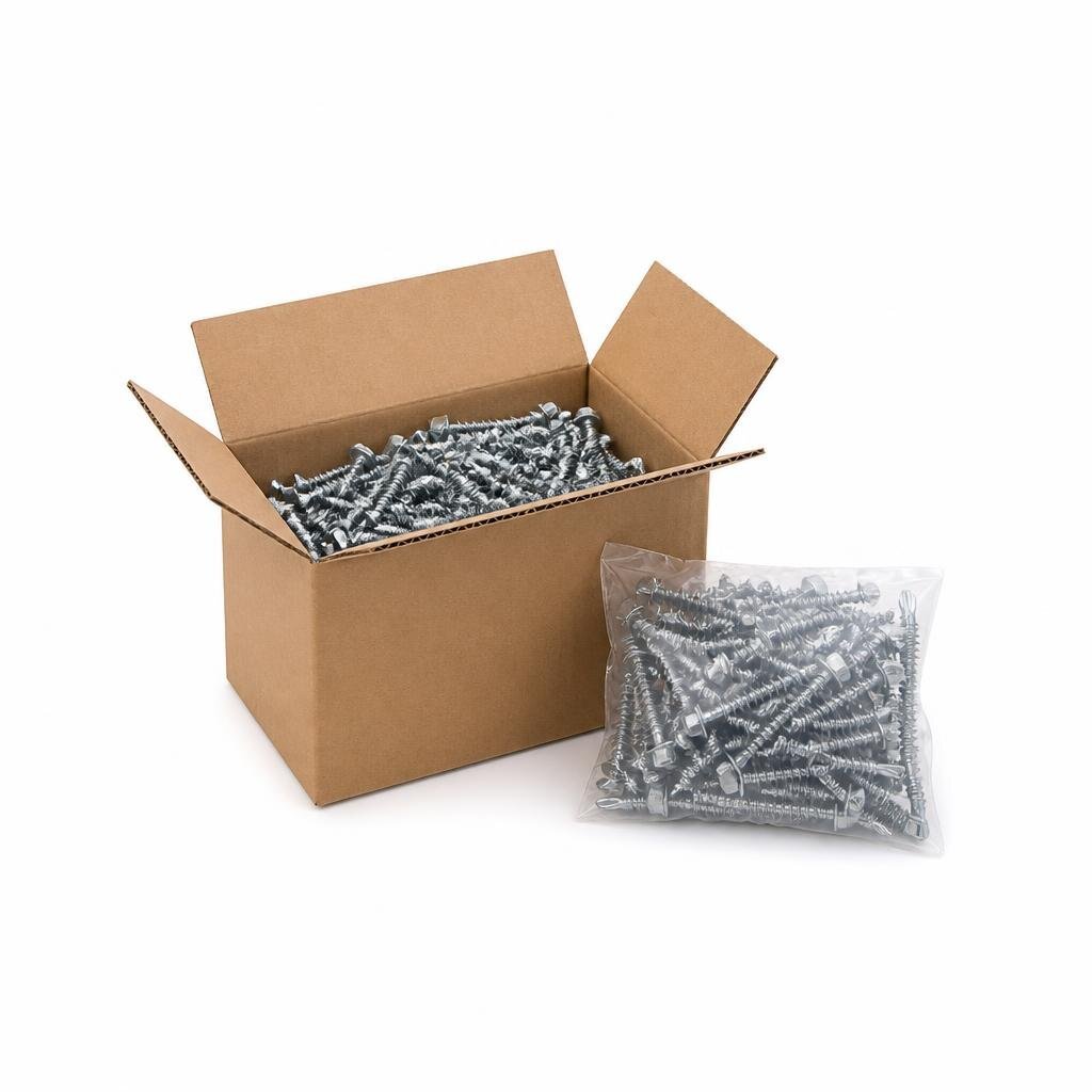QT #12 X 3" TD675HW HEX. SELF DRILLING SCREW (200PCS/BOX)